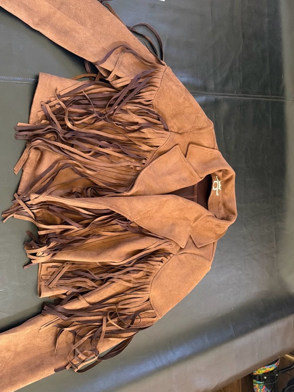 Fringe Suede woman’s Western Jacket - Brown